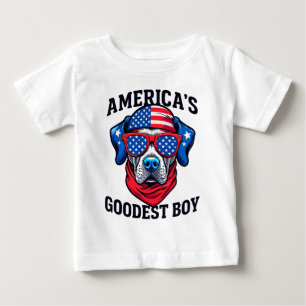 Amerikas bester Junge Hund Baby T-shirt