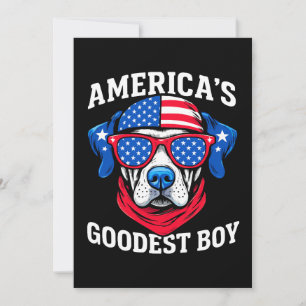 Amerikas bester Junge Hund Einladung