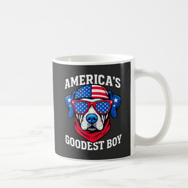 Amerikas bester Junge Hund Kaffeetasse (Rechts)