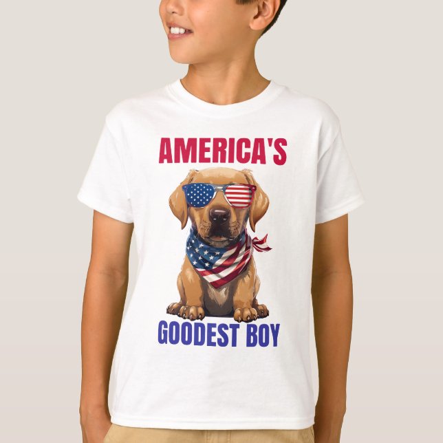Amerikas bester Labrador T-Shirt (Vorderseite)
