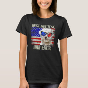 Amerikas bester maltesischer Vater je Vatertag T-Shirt