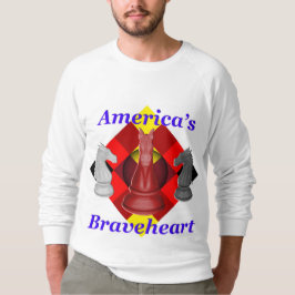 Amerikas Braveheart - Kobalt T-Shirt