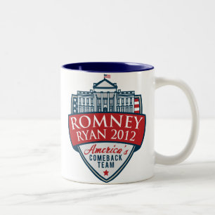 Amerikas Come-back-Team Romney-Ryan Tasse 2012