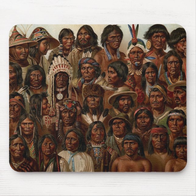 Amerikas Eingeborene Mousepad (Vorne)