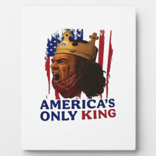Amerikas einziger König Fotoplatte