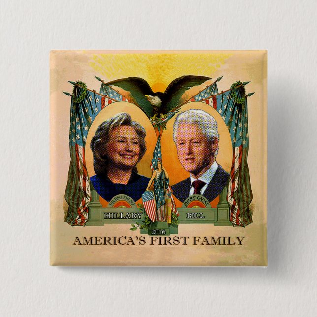 Amerikas erste Familie 2016 Button (Vorderseite)
