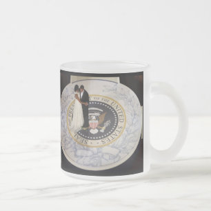 Amerikas ERSTE PAARE, ERSTER TANZ schön Mattglastasse