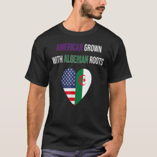 Amerikas Erwachsenenalter mit algerischen Wurzeln T-Shirt