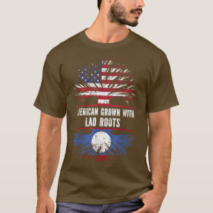 Amerikas Erwachsenenalter mit laotischen Wurzeln U T-Shirt