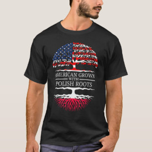 Amerikas Erwachsenenalter mit polnischen Wurzeln U T-Shirt