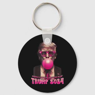 Amerikas Favorit Verurteilte Felon Pink Trump Bubb Schlüsselanhänger