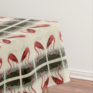 Amerikas Flamingo von Audubons Vögeln Amerikas Tischdecke