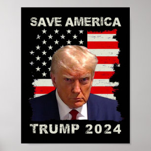 Amerikas freie Trump-Tasse Shot 2024 amerikanische Poster