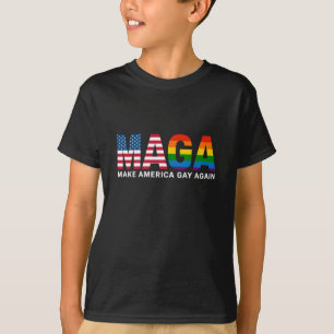Amerikas Gay-Out-Gay Pride 2025 LGBTQ++ T-Shirt