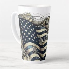 Amerikas Geist, künstlerischer Flair Milchtasse