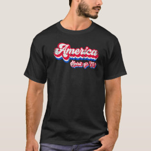 Amerikas Geist von '76 Vierten Patriotischen Stolz T-Shirt