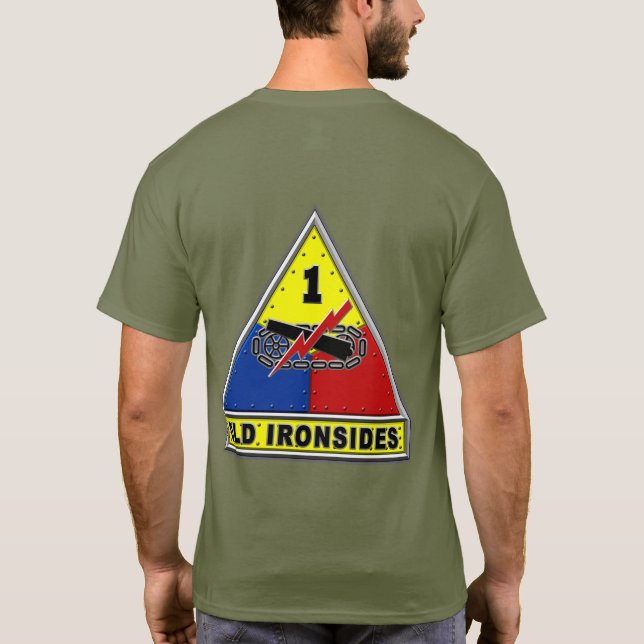 Amerikas gepanzerte Division  T-Shirt (Rückseite)