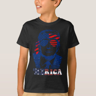 Amerikas Glückwunsch am 4. Juli Trumps amerikanisc T-Shirt