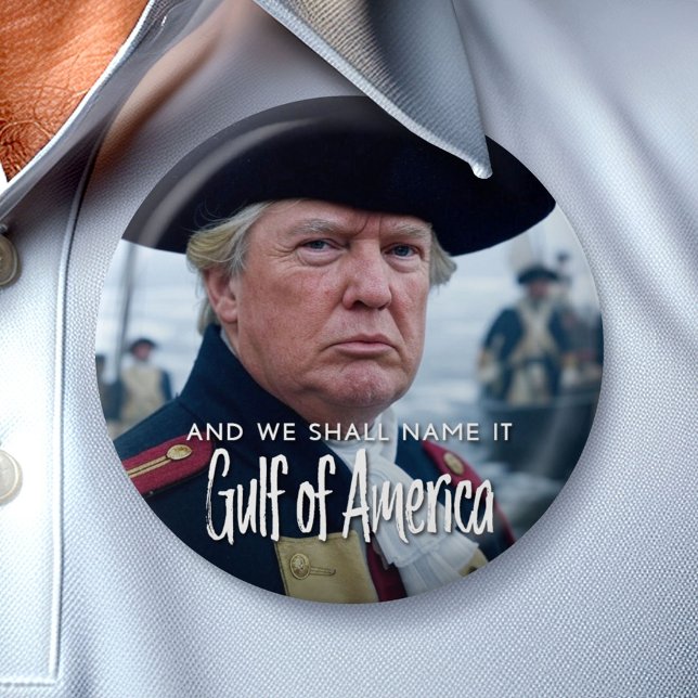 Amerikas Golf - Funny Donald Trump Button (Von Creator hochgeladen)