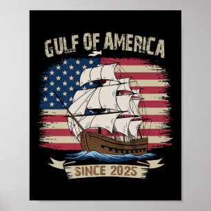 Amerikas Golf Mexiko Präsident Trump nach Amerika  Poster