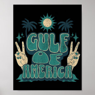 Amerikas Golf Trump Mexiko Amerikanischer Präsiden Poster