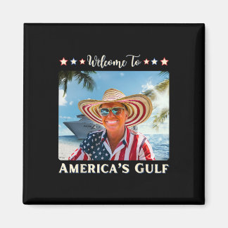 Amerikas Golf Trump Sombrero Mexiko - Amerikanisch Magnet