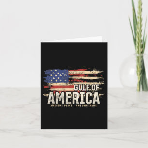 Amerikas Golf von den USA Grunge Patriotic Karte