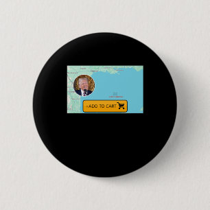 Amerikas Golf von Trump Button