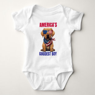 Amerikas Goodest Labrador Baby Strampler