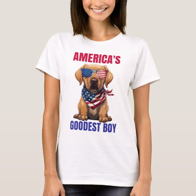 Amerikas Gütigster Labrador T-Shirt (Vorderseite)