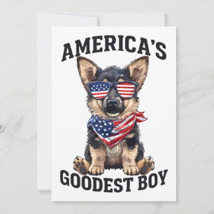 Amerikas Gütigster Schäferhund Einladung