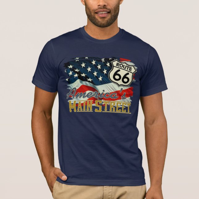 Amerikas Hauptstraße T-Shirt (Vorderseite)
