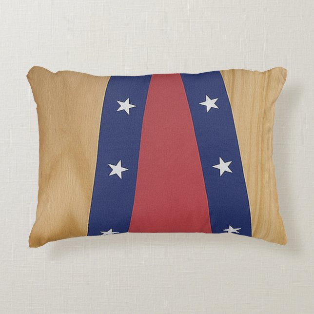 Amerikas Inspirierte Kunst | Fahnen, Jerseys und 4 Dekokissen (Vorderseite)