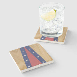 Amerikas Inspirierte Kunst | Fahnen, Jerseys und 4 Steinuntersetzer