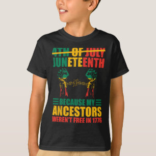 Amerikas Juneteent ist mein Unabhängigkeitstag 1 T-Shirt