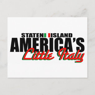 Amerikas kleine italienische Postkarte