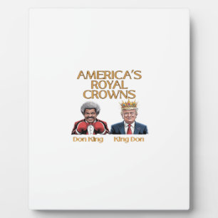 Amerikas Kronen und Don-Grafik Fotoplatte