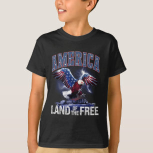 Amerikas Land der 4. Juli Unabhängigkeit T-Shirt