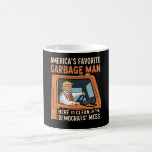 Amerikas Lieblings-Müllmann Trump 45 47 USA Kaffeetasse