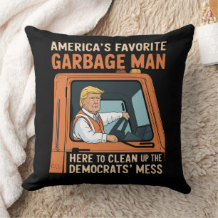 Amerikas Lieblings-Müllmann Trump 45 47 USA Kissen