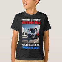 Amerikas Lieblingsgarbyge-Mann hier zum Reinigen