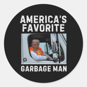 Amerikas liebster Garge Man Trump 2024 Runder Aufkleber