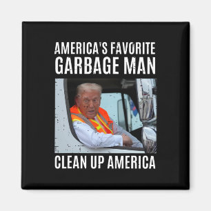 Amerikas liebster Gargenmann säubert Amerika. Magnet