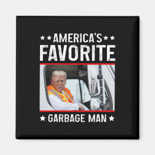 Amerikas liebster Müllmann Funny Trump Müll Magnet