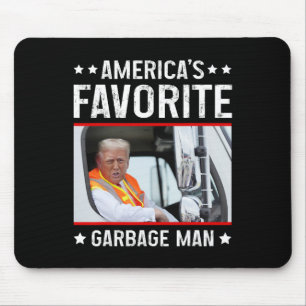 Amerikas liebster Müllmann Funny Trump Müll Mousepad