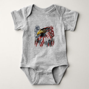 Amerikas majestätischer Adler Baby Strampler