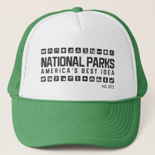 Amerikas Nationalpark-Fernlastfahrerhut Truckerkappe