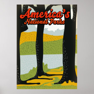 Amerikas Nationalparks Poster