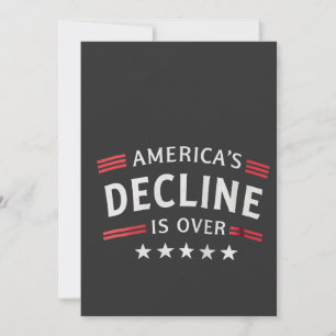 Amerikas Niedergang ist über dem goldenen Zeitalte Einladung