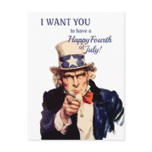 Amerikas Onkel Sam Happy-Amerikanische Unabhängigk